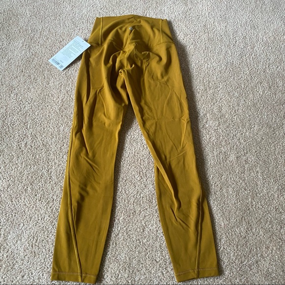 SOLD NWT Lululemon Unlimit Tight 25” Size 4 Gold Spice - Picture 2 of 7